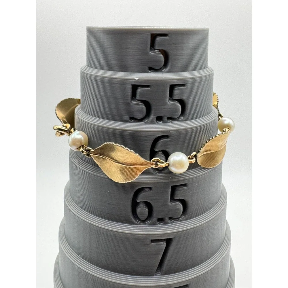 Vintage Krementz Bracelet Leaf